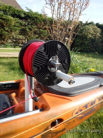 4X Plastic Flush Mount Fishing Rod Holder Gasket Kayak Side Tackle Black