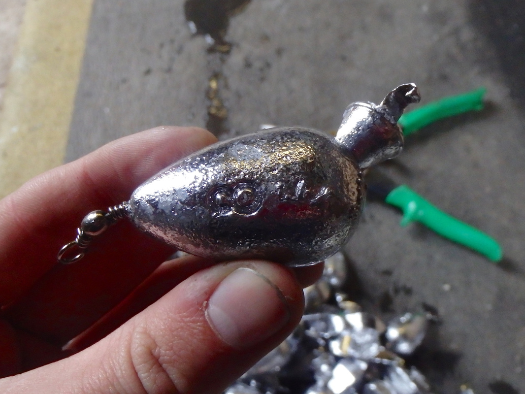 How to make fishing leads - DIY fishing weight moulds - make your own  sinkers 