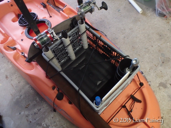 DIY Kayak Fishing Storage Crate