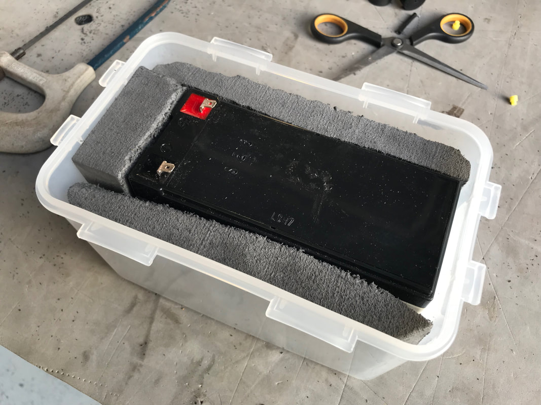 Battery for SYANSPAN Waterproof Fish Finder Cell Box for Video