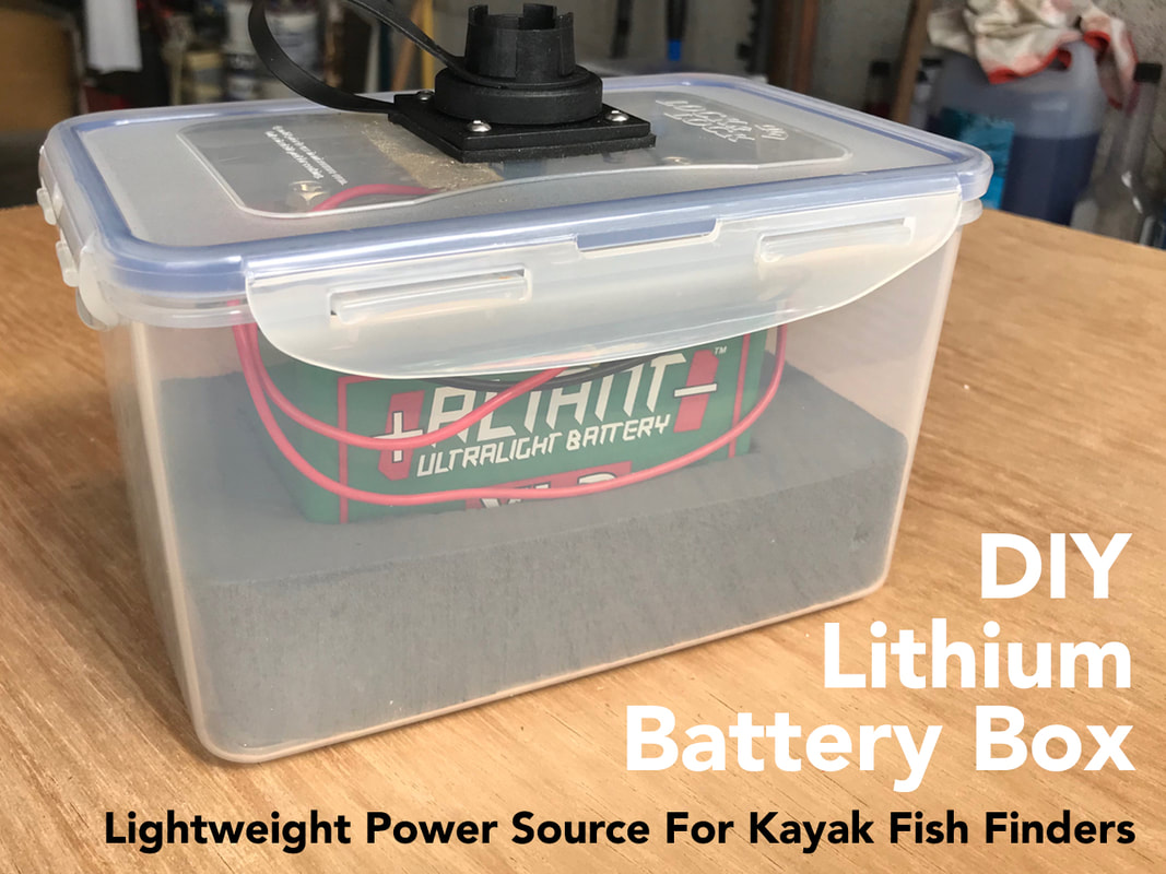 Lithium Lightweight Battery for Kayak Fish Finders